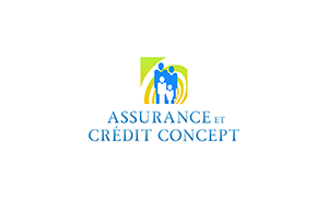 Logo Assurance et credit concept